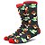 Meia Cano alto Divertida Unisex LUA511-011 - Imagem 6
