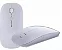 Mouse Sem Fio Recarregável MS-42WBH Branco - Imagem 2