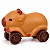 Capivara Squishy Antiestresse Amassa, Estica com Rodinhas - Imagem 1