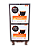 Estante com 2 Nichos Caixas de Capsulas de Café DOLCE GUSTO - Caixas de 10 cápsulas - IPÊ - Imagem 4