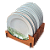 Organizador de Pratos Vertical (10 pratos) - Imagem 1