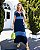 Vestido Longo Bicolor - Imagem 1