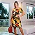 Vestido midi estampado - Imagem 1