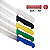 Faca Bife Curvada Profissional Mundial 5517-10 Diversas Cores - Imagem 1