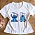 T-Shirt - Stitch - Com Café e Sem Café - Imagem 1