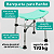 Banco para Banho Banqueta Sem Encosto Premium 170 kg - Idoso - Imagem 3