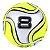 Bola de Futebol Campo Penalty 8 X - Branco+Amarelo - Imagem 3