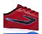 Chuteira Topper Futsal Letra III Vermelho Preto Azul - Imagem 3