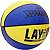 Bola De Basquete Spalding Lay Up  Azul Amarelo - Imagem 2