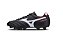 Chuteira Mizuno Campo Morelia Club MD Preto Branco Vermelho - Imagem 2
