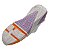 Tenis Under Armour Tribase Cross 2 Branco Roxo Laranja - Imagem 4