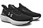 Tenis Under Armour Charged Quicker 2 Preto Branco - Imagem 2