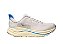Tenis Hoka Clifton 10 Masculino Branco Azul - Imagem 1