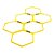 Escada Agilidade Pró Treinamento Funcional Hexagonal de PVC 6 Módulos- 50 cm 09117 - Poker - Imagem 1