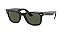 Ray-Ban Wayfarer RB2140 901 Preto Lente Verde icônico - Imagem 1