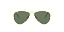 Ray-Ban Junior Aviator RJ9506S-50-223/71 Dourado Lente Verde - Imagem 2