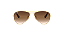 Ray-Ban Junior Aviator RJ9506S-52-223/13 Dourado Lente Marrom - Imagem 2