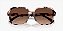 Ralph RA5304U-57-6058T5 Havana Rosa brilhante Lente Marrom degradê Polarizado - Imagem 4