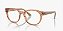 Ray-Ban RX7227-53-8313 Marrom Claro Transparente - Imagem 1