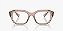 Ray-Ban Leonid RX7225-54-8317 Marrom Claro Transparente - Imagem 2