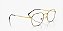 Ray-Ban JIM RX3694V-53-3177 Ouro Top Havana - Imagem 4