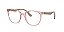 Ray-Ban  RX7206L-52-8303 Rosa translúcido - Imagem 1