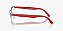 Ray-Ban RX6525L-56-3170 Chumbo Escovado Haste Vinho - Imagem 3
