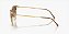 Oculos de Sol Ray-Ban New Clubmaster RB4416-53-672151 Bege sobre Ouro Lente Marrom degradê - Imagem 3