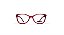 Oculos de Grau Vertz Neon Muse VZ5033-48-2355 Vinho Translucido - Imagem 2
