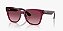 Ray-Ban RB4437L-55-65668H Borgonha translúcido Lentes Violeta degradê - Imagem 1