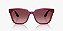 Ray-Ban RB4437L-55-65668H Borgonha translúcido Lentes Violeta degradê - Imagem 2