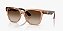Óculos de Sol Ray-Ban RB4437L-55-656513 Caramelo translúcido Lentes Marrom degradê - Imagem 1