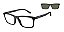 Arnette Hypno 2.0 AN4333-55-27581W Preto Lente Incolor+Clip-on - Imagem 1