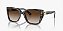 Michael Kors Acadia MK2199-55-395213 Tartaruga azul Lente Marrom degradê - Imagem 1