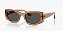 Ray-Ban RB4446L-54-678487 Caramelo translúcido Lente Cinza total - Imagem 1