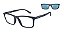 Arnette Hypno 2.0 AN4333-55-27591W Azul Fosco Lente Incolor+Clip-on - Imagem 1