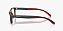 Óculos de Grau Arnette Burb AN7270-54-2841 Cinza escuro hastes emborrachado Vermelho - Imagem 3