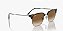 Óculos Ray-Ban New Clubmaster RB4416-51-710/53 Tartaruga sobre Chumbo Lente Marrom - Imagem 4