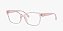 Óculos de grau Grazi GZ3139-55-N207 Rosa-claro translúcido - Imagem 1