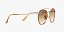 Óculos de sol Ray-Ban RB3647NL-51-907051 Cobre lentes Marrom-claro degradê - Imagem 5