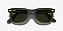 Óculos de sol Ray-Ban Wayfarer RB2140F-52-901S Preto lentes Verde G-15 - Imagem 6