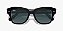 Óculos de sol Ray-Ban State Street RB2186-52-12943M Preto sobre transparente lentes Azul degradê - Imagem 6