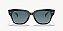 Óculos de sol Ray-Ban State Street RB2186-52-12943M Preto sobre transparente lentes Azul degradê - Imagem 2