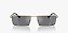 Óculos de sol Ray-Ban Emy RB3741-59-92136V Ouro lentes Cinza-escuro Flash Prata - Imagem 2