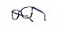 Oculos de Grau Vertz VZ51069-54-4721 Azul e Marrom rajado - Imagem 4