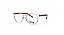 Oculos de Grau Vertz VZ51031-47-3448 Aveia hastes Caramelo - Imagem 1