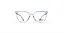 Oculos de Grau Vertz VZ51065-50-4411 Azul e Marrom suave - Imagem 2