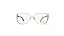 Oculos de Grau Jean Pierre JP21048-53-3846 Champanhe lateral Creme - Imagem 2