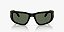 Óculos de Sol Arnette Zyme AN4358-58-290071 Preto lentes Verde-escuro - Imagem 2