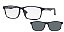Óculos de Grau Jean Monnier com Clip J84179-56-N654 Preto - Imagem 1